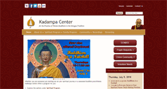 Desktop Screenshot of kadampa-center.org